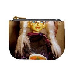 Eating Lunch Mini Coin Purse by snowwhitegirl