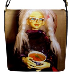 Eating Lunch Flap Closure Messenger Bag (s) by snowwhitegirl