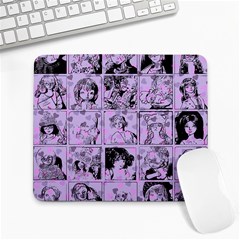 Lilac Yearbook 1 Large Mousepads by snowwhitegirl