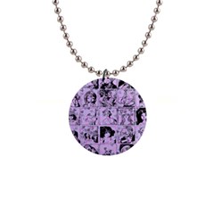 Lilac Yearbook 1 Button Necklaces