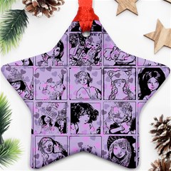 Lilac Yearbook 1 Star Ornament (two Sides) by snowwhitegirl