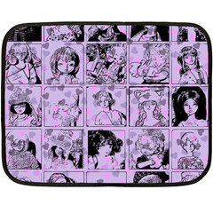 Lilac Yearbook 1 Fleece Blanket (mini) by snowwhitegirl