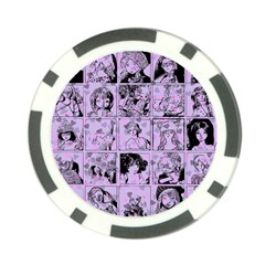 Lilac Yearbook 1 Poker Chip Card Guard (10 Pack) by snowwhitegirl