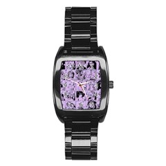 Lilac Yearbook 1 Stainless Steel Barrel Watch by snowwhitegirl