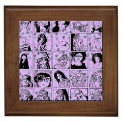 Lilac Yearbook 2 Framed Tiles by snowwhitegirl