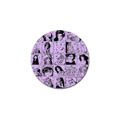 Lilac Yearbook 2 Golf Ball Marker (4 Pack) by snowwhitegirl