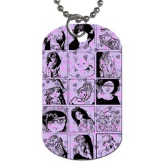 Lilac Yearbook 2 Dog Tag (two Sides) by snowwhitegirl