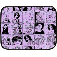 Lilac Yearbook 2 Fleece Blanket (mini) by snowwhitegirl