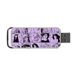 Lilac Yearbook 2 Portable Usb Flash (two Sides) by snowwhitegirl