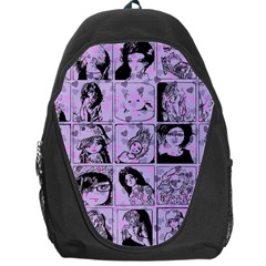 Lilac Yearbook 2 Backpack Bag by snowwhitegirl