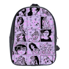 Lilac Yearbook 2 School Bag (xl) by snowwhitegirl