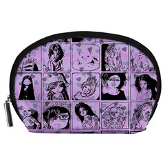 Lilac Yearbook 2 Accessory Pouch (large) by snowwhitegirl