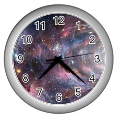 Wormhole 2514312 1920 Wall Clock (silver) by snowwhitegirl