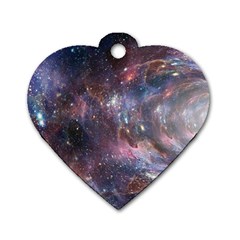 Wormhole 2514312 1920 Dog Tag Heart (one Side) by snowwhitegirl