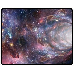 Wormhole 2514312 1920 Fleece Blanket (medium)  by snowwhitegirl