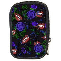 Blue Rose Vampire Compact Camera Leather Case by snowwhitegirl