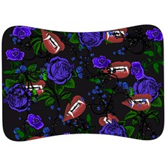 Blue Rose Vampire Velour Seat Head Rest Cushion by snowwhitegirl