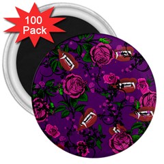 Purple  Rose Vampire 3  Magnets (100 Pack) by snowwhitegirl