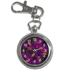 Purple  Rose Vampire Key Chain Watches by snowwhitegirl