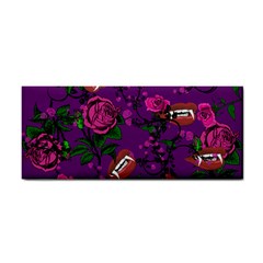 Purple  Rose Vampire Hand Towel by snowwhitegirl