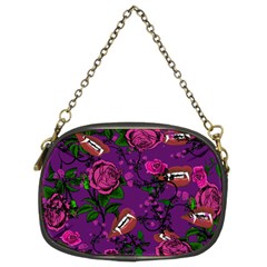 Purple  Rose Vampire Chain Purse (two Sides) by snowwhitegirl