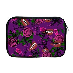 Purple  Rose Vampire Apple Macbook Pro 17  Zipper Case by snowwhitegirl