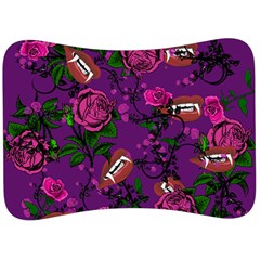 Purple  Rose Vampire Velour Seat Head Rest Cushion by snowwhitegirl