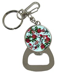 Light Blue Rose Vampire Bottle Opener Key Chains by snowwhitegirl