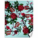 Light Blue Rose Vampire Canvas 12  x 16   11.86 x15.41  Canvas - 1