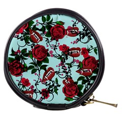 Light Blue Rose Vampire Mini Makeup Bags