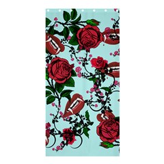 Light Blue Rose Vampire Shower Curtain 36  x 72  (Stall) 