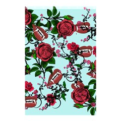 Light Blue Rose Vampire Shower Curtain 48  x 72  (Small) 