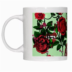 Green Rose Vampire White Mugs by snowwhitegirl