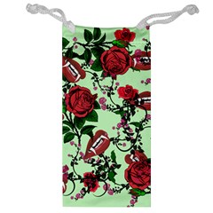 Green Rose Vampire Jewelry Bag by snowwhitegirl