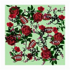 Green Rose Vampire Medium Glasses Cloth by snowwhitegirl