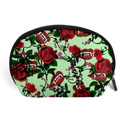 Green Rose Vampire Accessory Pouch (large) by snowwhitegirl