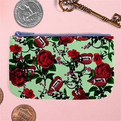 Green Rose Vampire Large Coin Purse by snowwhitegirl