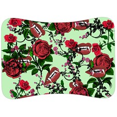 Green Rose Vampire Velour Seat Head Rest Cushion by snowwhitegirl