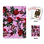 Pink Rose Vampire Playing Card Back