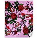 Pink Rose Vampire Canvas 12  x 16   11.86 x15.41  Canvas - 1