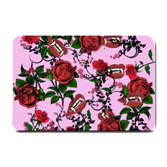 Pink Rose Vampire Small Doormat 