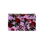 Pink Rose Vampire Cosmetic Bag (Small) Back