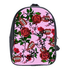 Pink Rose Vampire School Bag (Large)