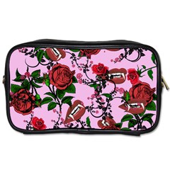 Pink Rose Vampire Toiletries Bag (Two Sides)