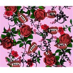 Pink Rose Vampire Deluxe Canvas 14  x 11  14  x 11  x 1.5  Stretched Canvas