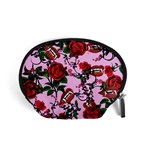 Pink Rose Vampire Accessory Pouch (Small) Front