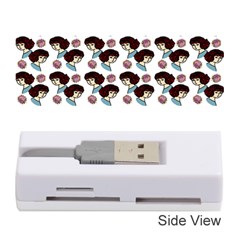 Redhead Girl Pattern Memory Card Reader (stick) by snowwhitegirl