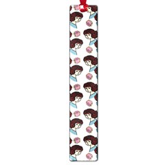 Redhead Girl Pattern Large Book Marks by snowwhitegirl