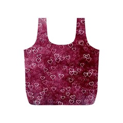 Heart Pattern Full Print Recycle Bag (s) by snowwhitegirl