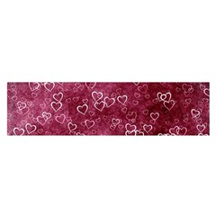 Heart Pattern Satin Scarf (oblong) by snowwhitegirl